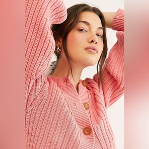 NWOT Free People All Yours Cardi